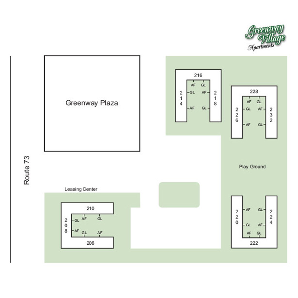 1 Bedroom Community Map