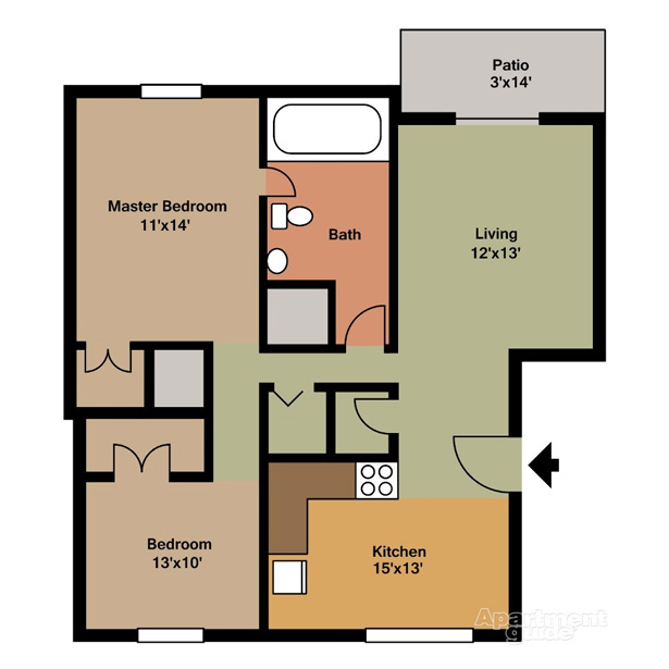 2 Bedroom